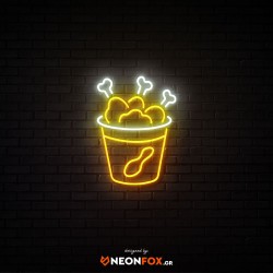 Κοτομπουκίες - Επιγραφή ΝΕΟΝ LED