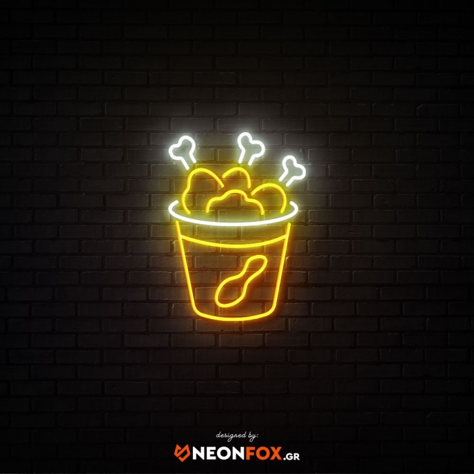 Κοτομπουκίες - Επιγραφή ΝΕΟΝ LED