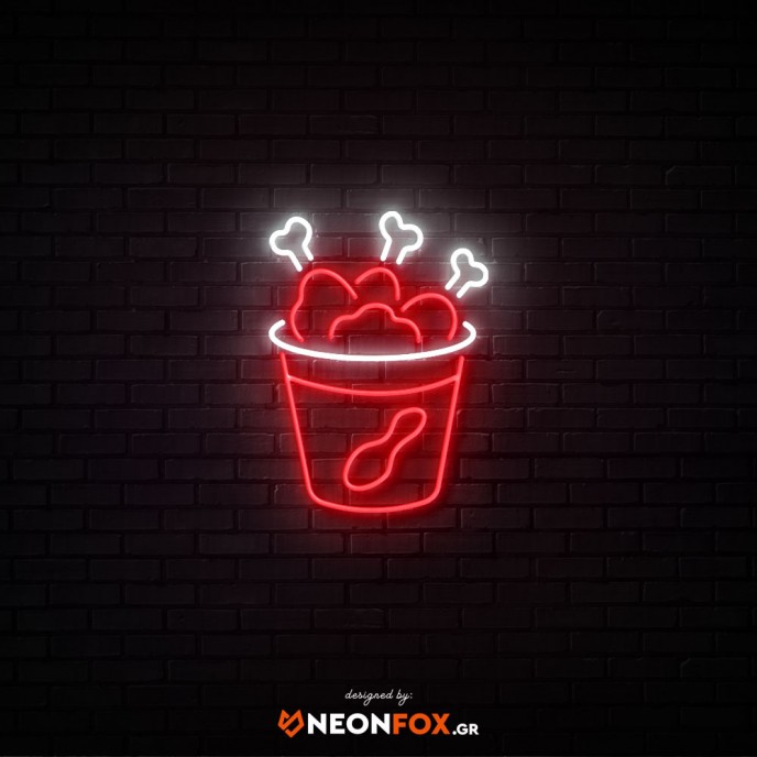 Κοτομπουκίες - Επιγραφή ΝΕΟΝ LED