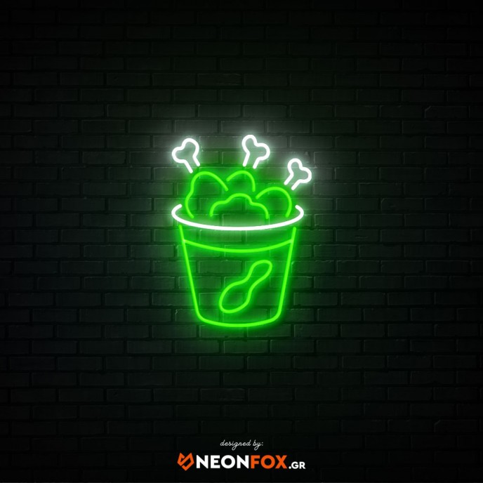 Κοτομπουκίες - Επιγραφή ΝΕΟΝ LED