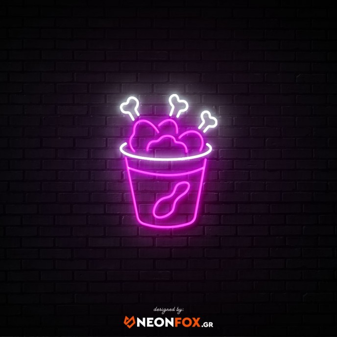 Κοτομπουκίες - Επιγραφή ΝΕΟΝ LED