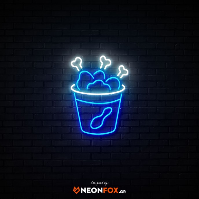 Κοτομπουκίες - Επιγραφή ΝΕΟΝ LED