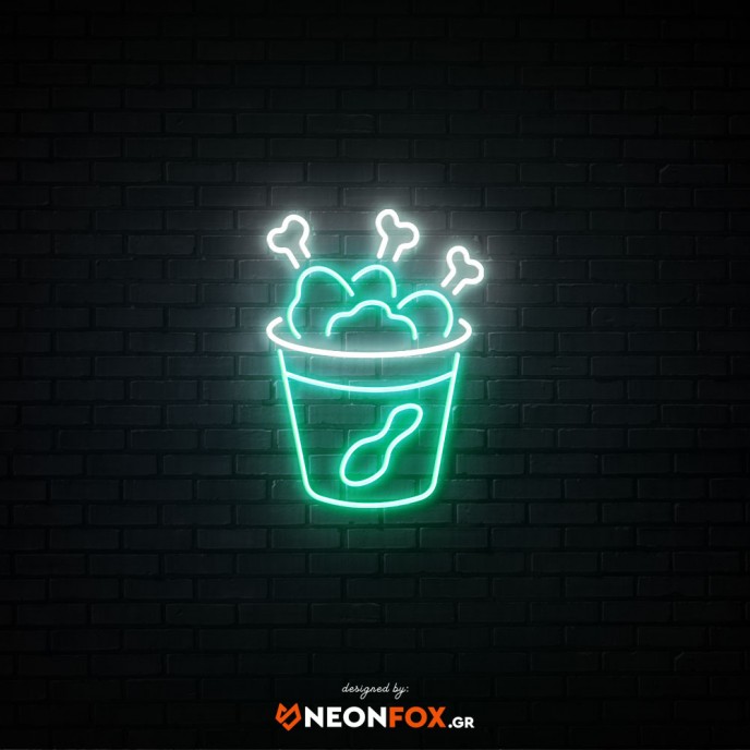 Κοτομπουκίες - Επιγραφή ΝΕΟΝ LED