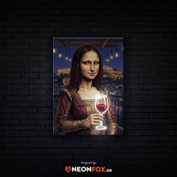 Mona lisa 3 - NEON LED Artwork