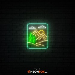 Βουνά 4 - Επιγραφή ΝΕΟΝ LED