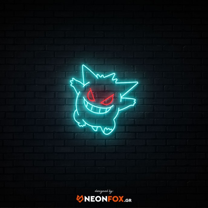 Gengar - Επιγραφή ΝΕΟΝ LED
