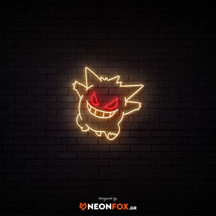 Gengar - Επιγραφή ΝΕΟΝ LED