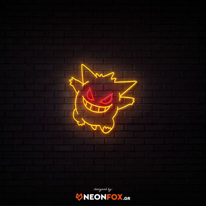 Gengar - Επιγραφή ΝΕΟΝ LED