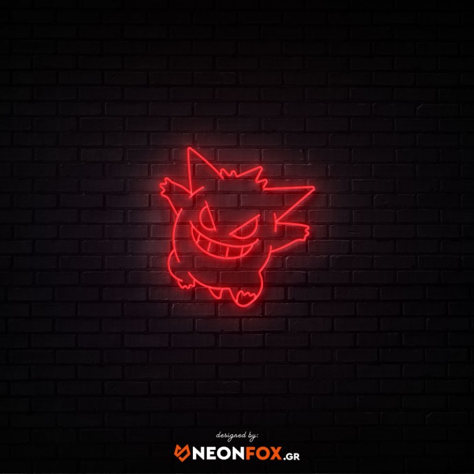 Gengar - Επιγραφή ΝΕΟΝ LED