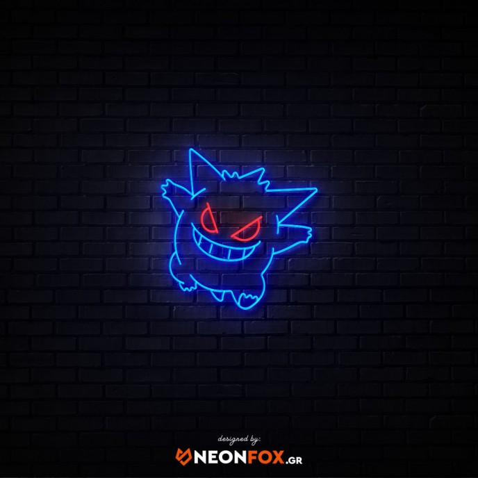 Gengar - Επιγραφή ΝΕΟΝ LED
