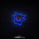 Gengar - Επιγραφή ΝΕΟΝ LED