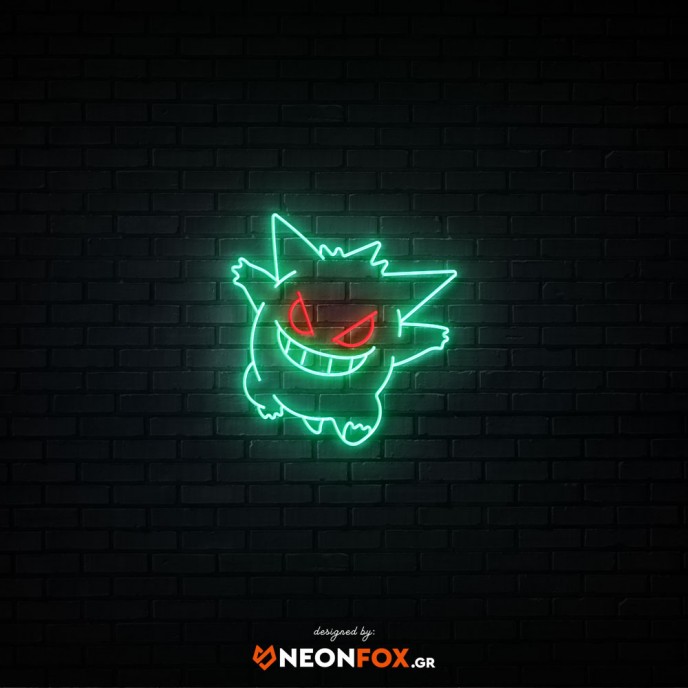 Gengar - Επιγραφή ΝΕΟΝ LED