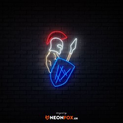 Σπαρτιάτης - Επιγραφή ΝΕΟΝ LED