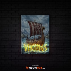 Vikings - NEON LED Artwork