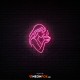 Woman with cup - NEON LED Sign