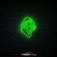 Woman with cup - NEON LED Sign
