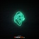 Woman with cup - NEON LED Sign