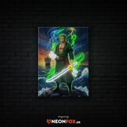 Roronoa Zoro - NEON LED Artwork