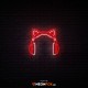 Cat Headphones - NEON LED Sign