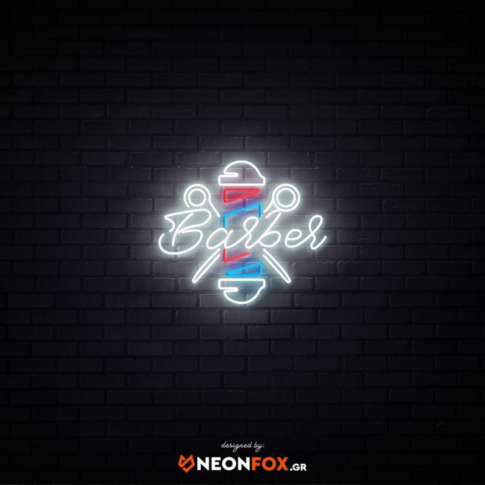 Barber4 - Επιγραφή ΝΕΟΝ LED
