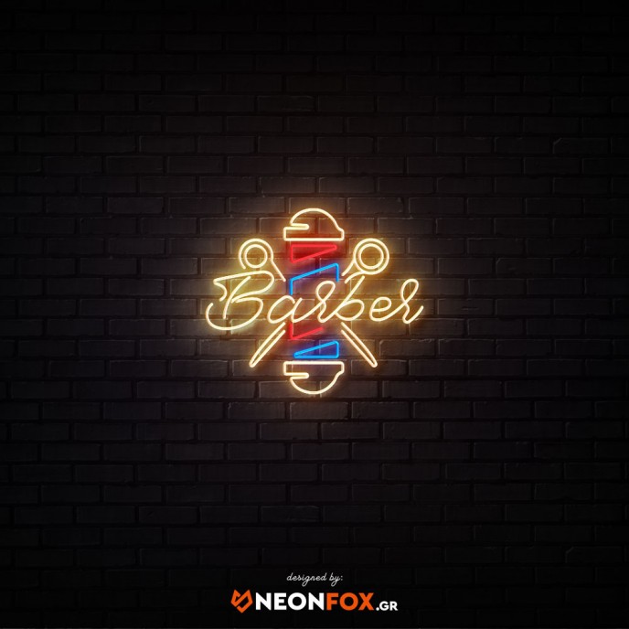 Barber4 - Επιγραφή ΝΕΟΝ LED