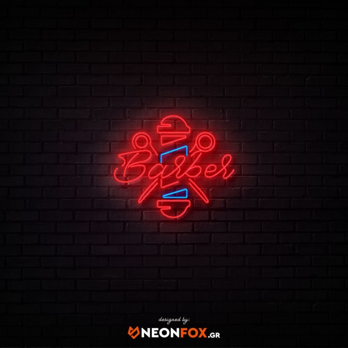 Barber4 - Επιγραφή ΝΕΟΝ LED
