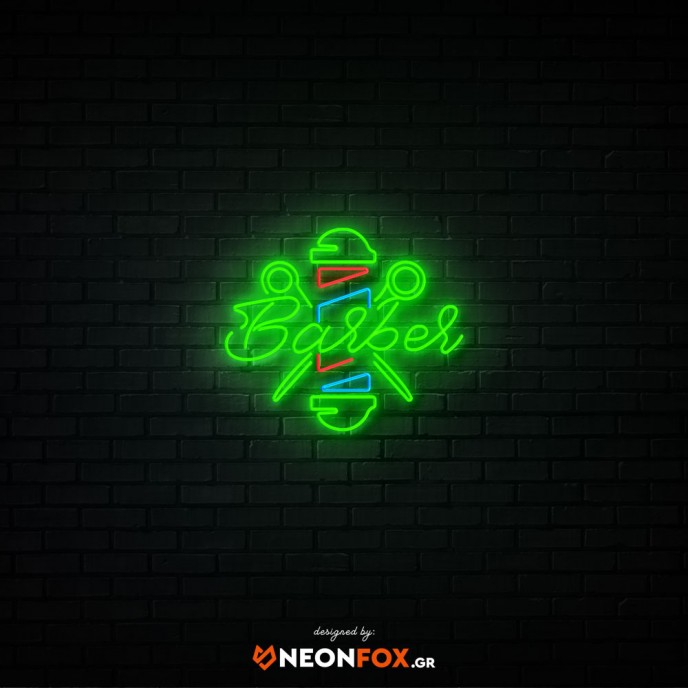 Barber4 - Επιγραφή ΝΕΟΝ LED