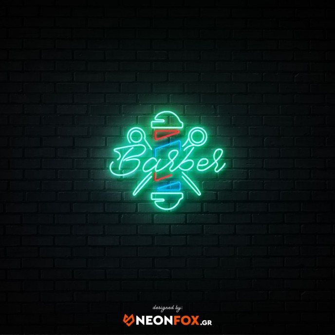 Barber4 - Επιγραφή ΝΕΟΝ LED