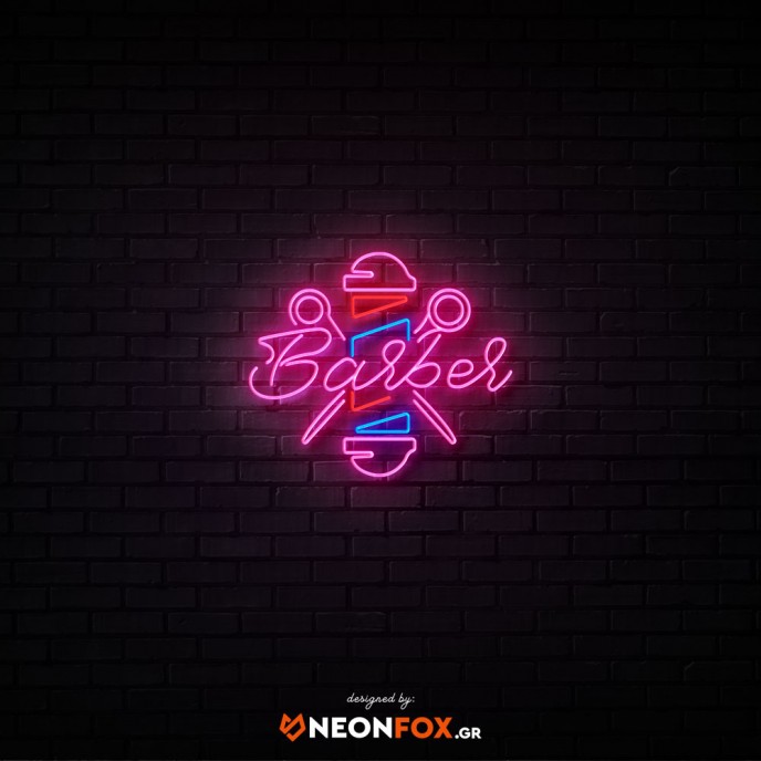 Barber4 - Επιγραφή ΝΕΟΝ LED