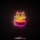 Cat Ramen - Επιγραφή ΝΕΟΝ LED