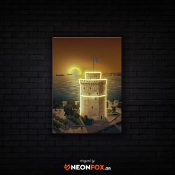 Λευκός Πύργος - NEON LED Artwork
