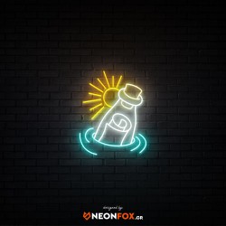 Μπουκάλι - Επιγραφή ΝΕΟΝ LED