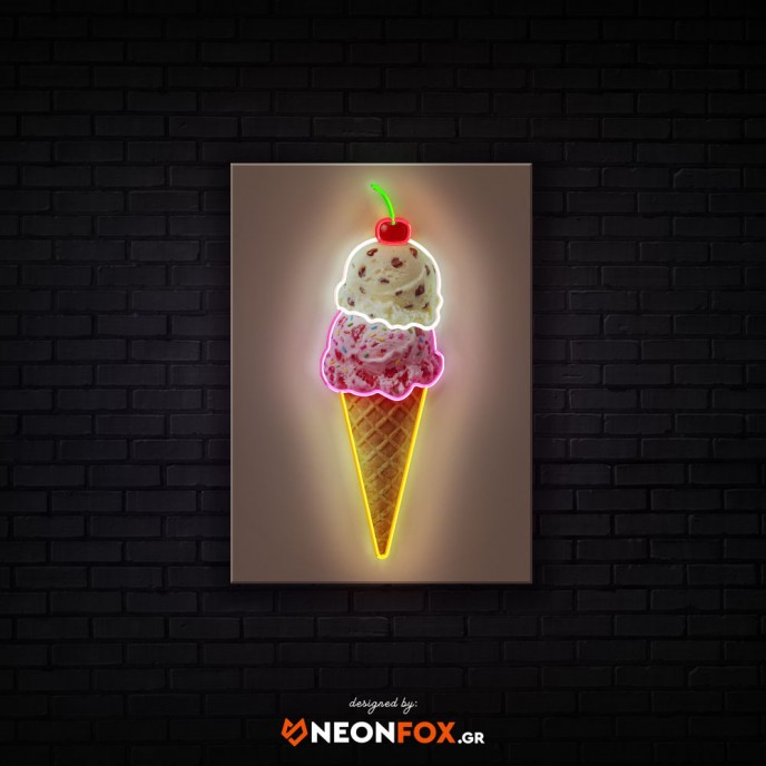 Ice cream 7 - NEON LED Artwork Ice cream 7 - NEON LED Artwork