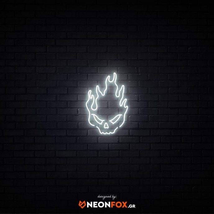 Skull fire - NEON LED Sign Skull fire - NEON LED Sign
