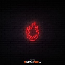 Skull fire - NEON LED Sign Skull fire - NEON LED Sign