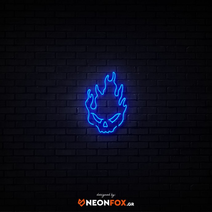 Skull fire - NEON LED Sign Skull fire - NEON LED Sign