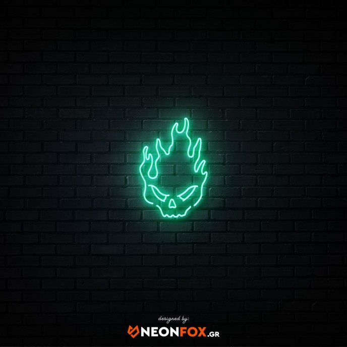 Skull fire - NEON LED Sign Skull fire - NEON LED Sign