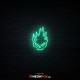 Skull fire - NEON LED Sign Skull fire - NEON LED Sign