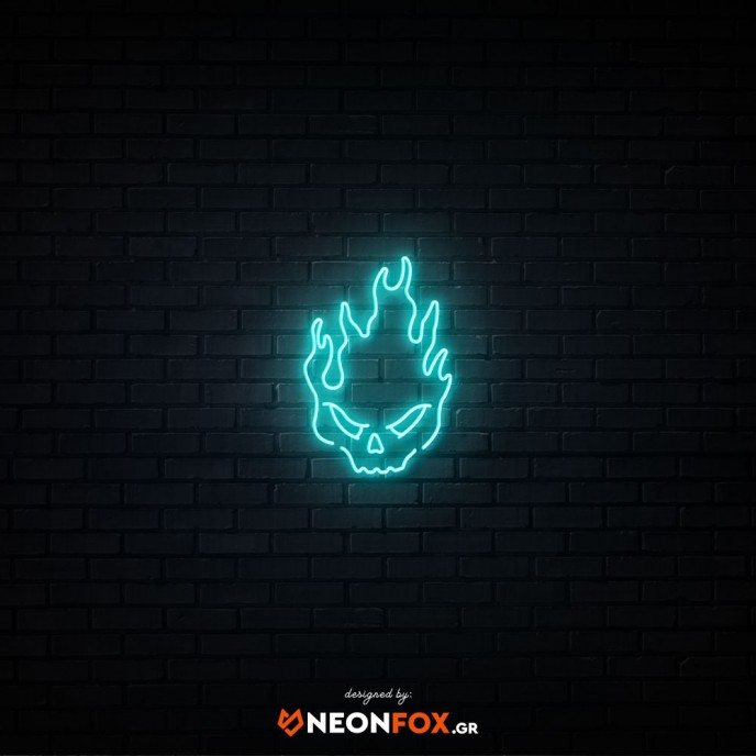 Skull fire - NEON LED Sign Skull fire - NEON LED Sign