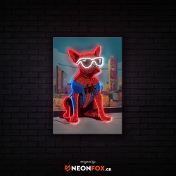 Dog- Spiderman - NEON LED Artwork