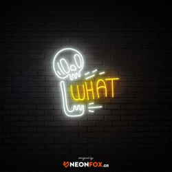 What- Επιγραφή ΝΕΟΝ LED