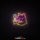 Cat with wine - NEON LED Sign Cat with wine - NEON LED Sign