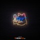 Cat with wine - NEON LED Sign Cat with wine - NEON LED Sign