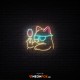 Cat with wine - NEON LED Sign Cat with wine - NEON LED Sign