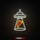 Alien pizza - NEON LED Sign