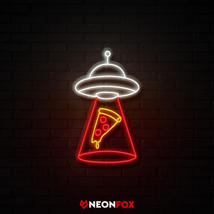 Alien pizza - NEON LED Sign
