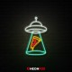Alien pizza - NEON LED Sign