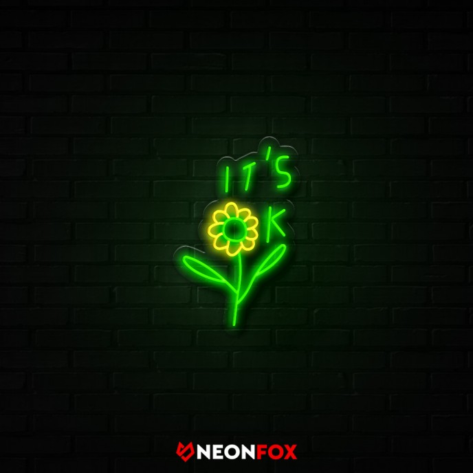 It's ok - Επιγραφή ΝΕΟΝ LED