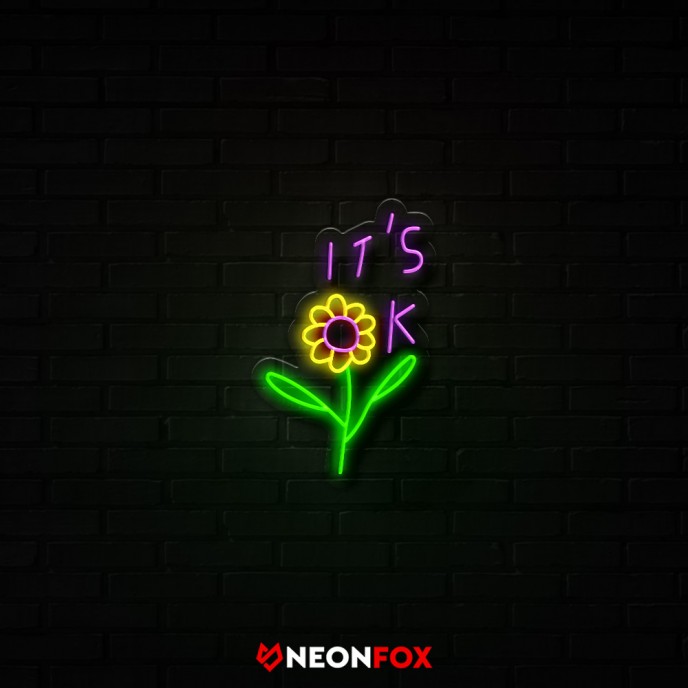 It's ok - Επιγραφή ΝΕΟΝ LED