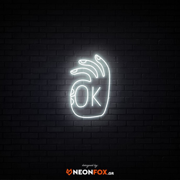 OK - Επιγραφή ΝΕΟΝ LED